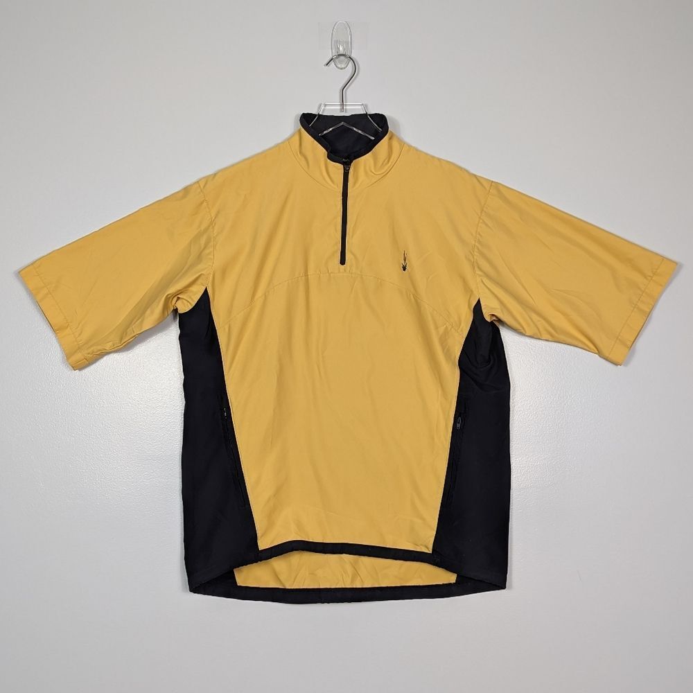 Zero Restriction M2 Yellow Golf Windshirt Men's Medium